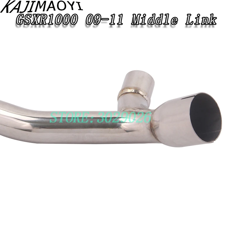 GSXR1000 GSX R1000 GSXR 1000 Модифицированная средняя звеньевая труба слипоны на полной