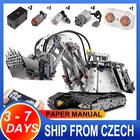 Автомобиль-конструктор Mould King 13130, высокотехнологичный, 42100, приложение на радиоуправлении, модель R 9800, двигатель экскаватора, кран, забавные игрушки для детей