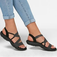 2021 new summer women shoes casual flat orthopedic sandals comfortable walking sandalias female beach shoes