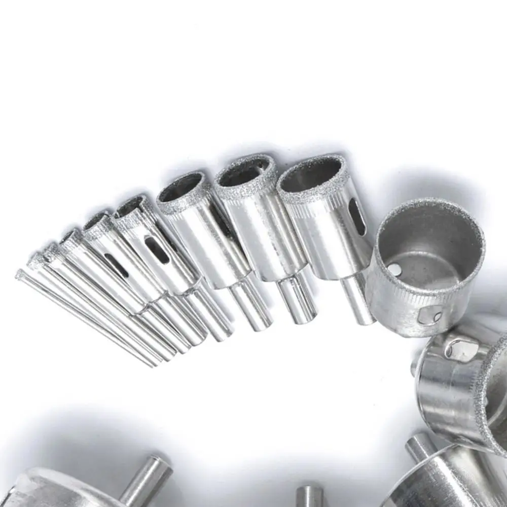 

14Pcs 3-70mm Diamond Holesaw Drill Bit Tool For Ceramic Marble Porcelain Glass Diamond Holes Saw Drill Bits