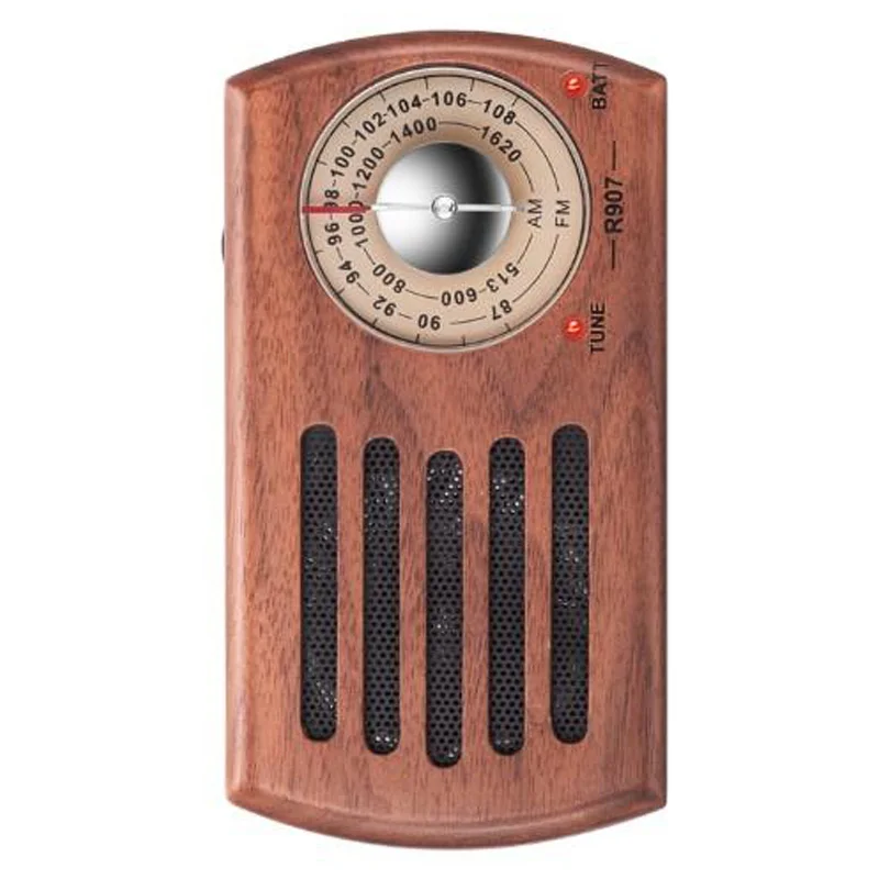 AM/FM портативное радио ретро деревянное карманное с лучшим приемом разъем для