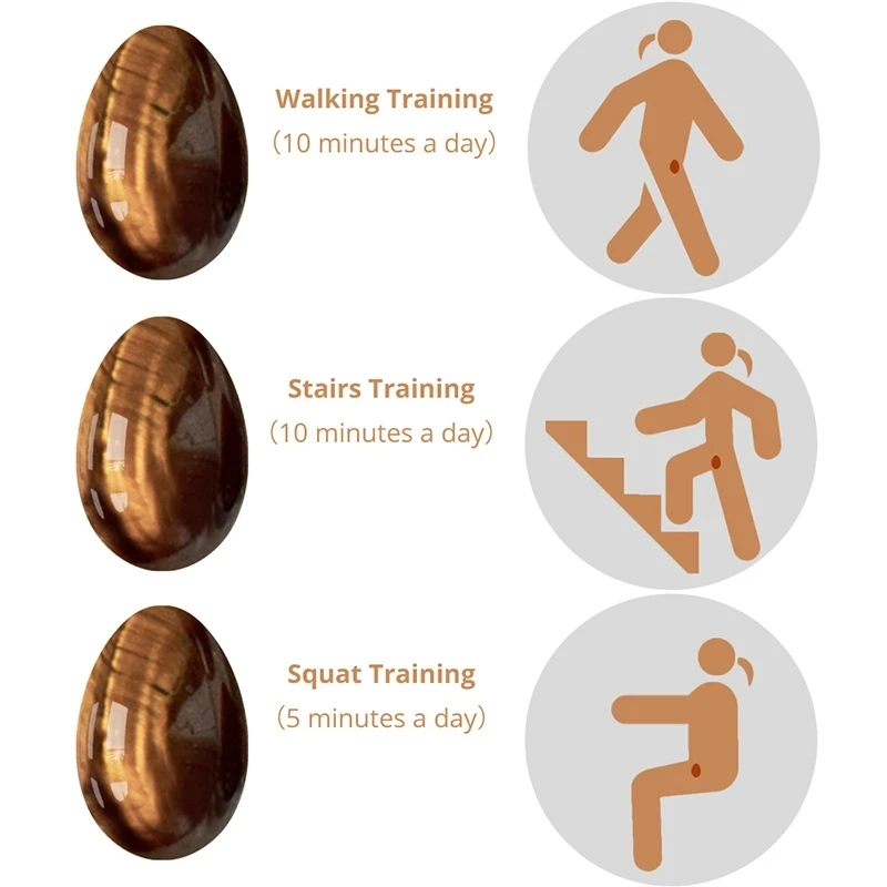 Вагинальные яйца Тигрового Глаза без отверстий яичницы натуральный камень йони