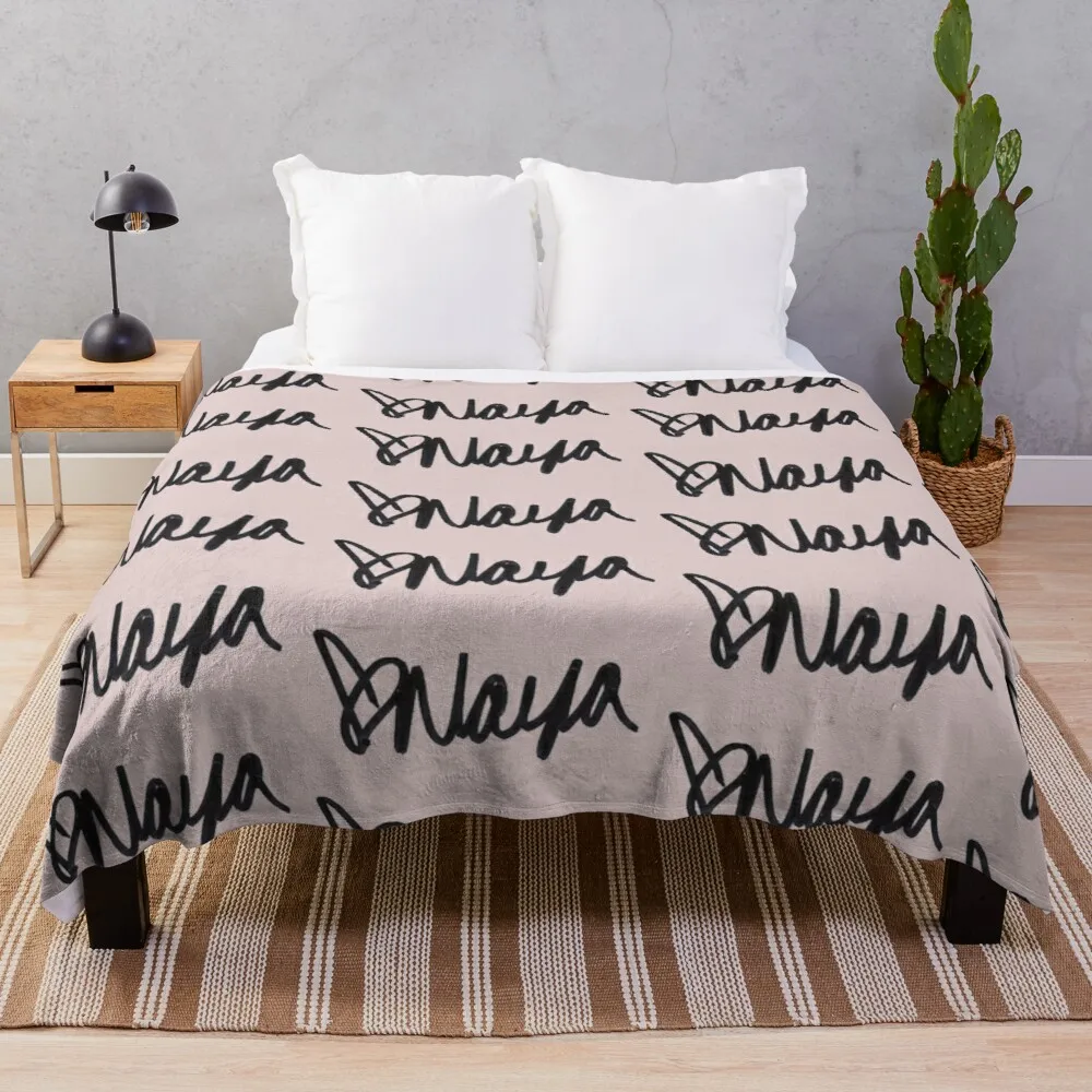 

Роскошные одеяла с автографом naya rivera, Сверхмягкие одеяла с принтом для семейного автомобиля и дивана, летние офисные одеяла