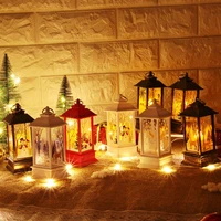 santa claus snowman lantern light merry christmas decor for home christmas tree ornament xmas gifts navidad 2021 new year 2022