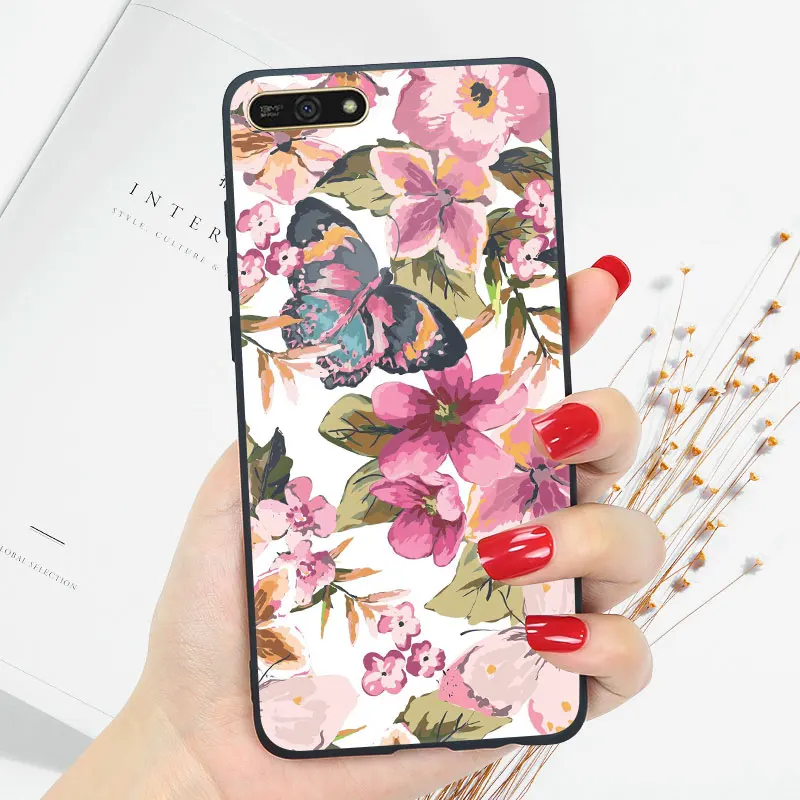 oo20 Яркий чехол huawei Y5 Y5 Y6 Prime Lite Y6 67 чехол Глянцевая задняя крышка для телефона Y5 чехол s - Цвет: oo20