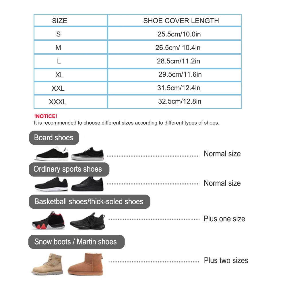 

Waterproof Shoe-Covers Reusable Rain Boot-Covers PVC High Leg Protector Foldable Easy Wear Galoshes Long Zipper