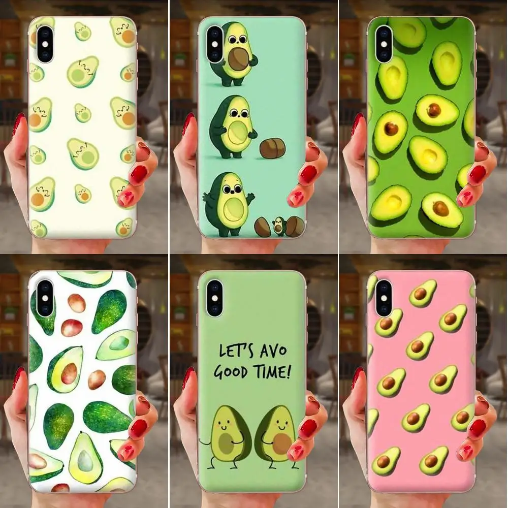 Милый авокадо еда красочные Чехлы для Huawei Nova 2 V20 Y3II Y5 Y5II Y6 Y6II Y7 Y9 G8 G9 GR3 GR5 GX8 Prime 2018 2019