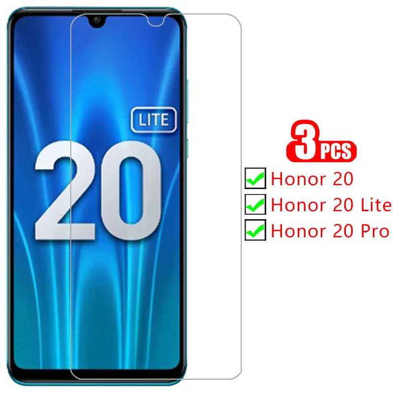 

protective tempered glass for huawei honor 20 lite pro screen protector on honor20 20lite light 20pro safety film honer onor lai