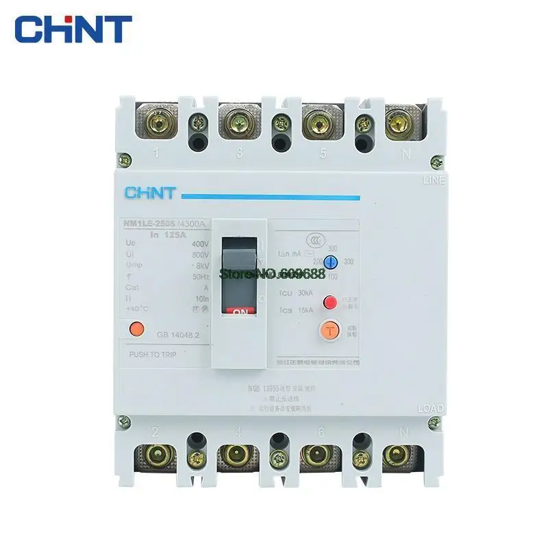 CHNT NM1LE 50A 63a 80A 430 A 4P чехол с литой цепью для защиты от утечки | Строительство и