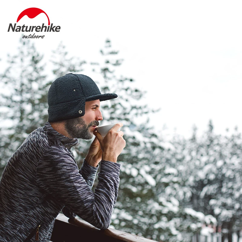 Новинка 2019 Зимние головные уборы NatureHike женская шапка с ушами зимняя