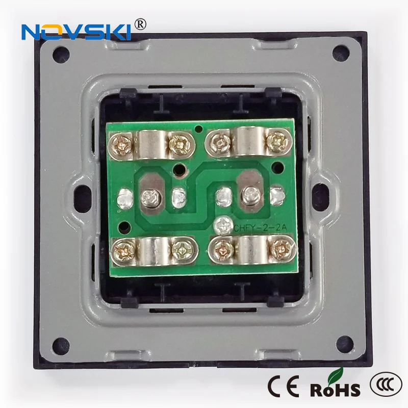 Роскошная двойная ТВ-антенна настенная розетка с посеребренным покрытием