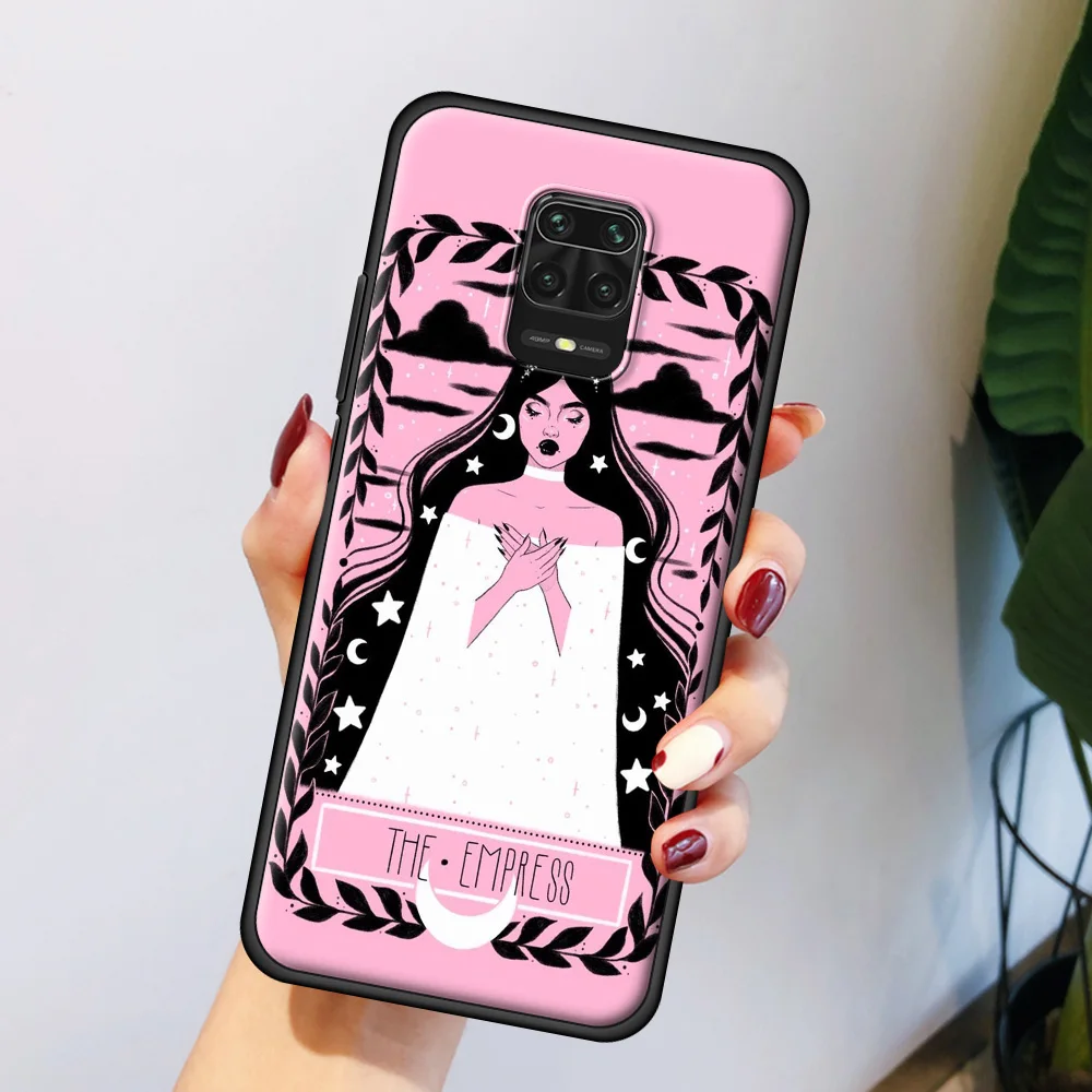

Cute Tarot Pink Thin Soft TPU Cover for Redmi Note 9 9S 8 8T 7 Pro 8A 7A Note 10 Pro MAX Case 9A 9C Phone Coque Case