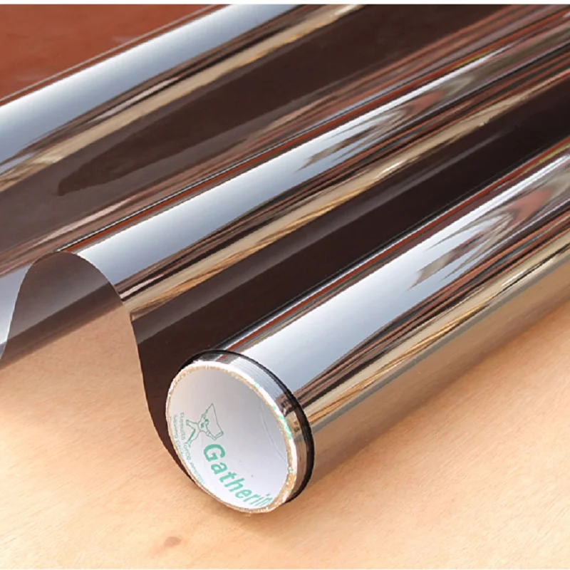 Пленка для окна с регулятором температуры коричневого чая длиной 5 м