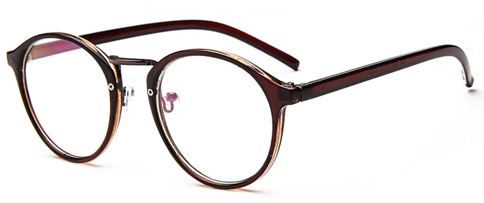 

Mode Transparent runde brille klar rahmen Frauen Spektakel myopie brille Mnner Brillen Rahmen nerd optische rahmen klar