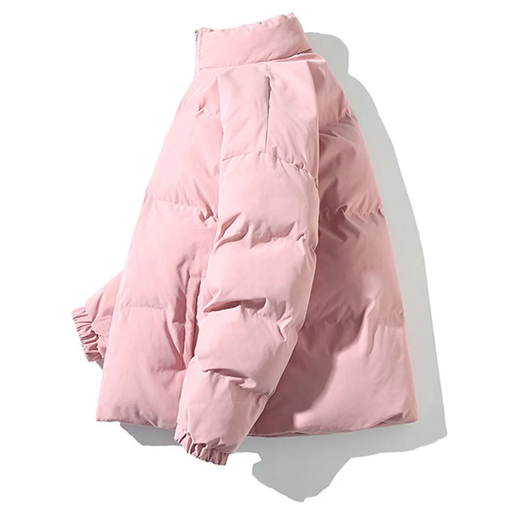 Winter Jacket Men Women Parkas Thicken Warm Coat Mens Stand Collar Jackets Solid Color Parka Coat Women New Streetwear MWM132