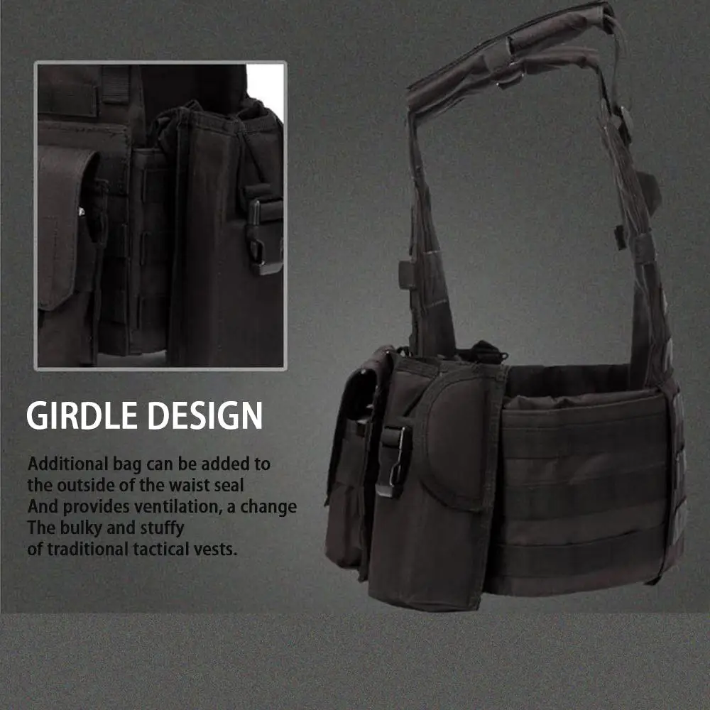 

1PCS Tactical Vest Tactical Equipment Average Code Men'S Fashion Waistcoatmen Protective Gear Survive Special Forces Vest