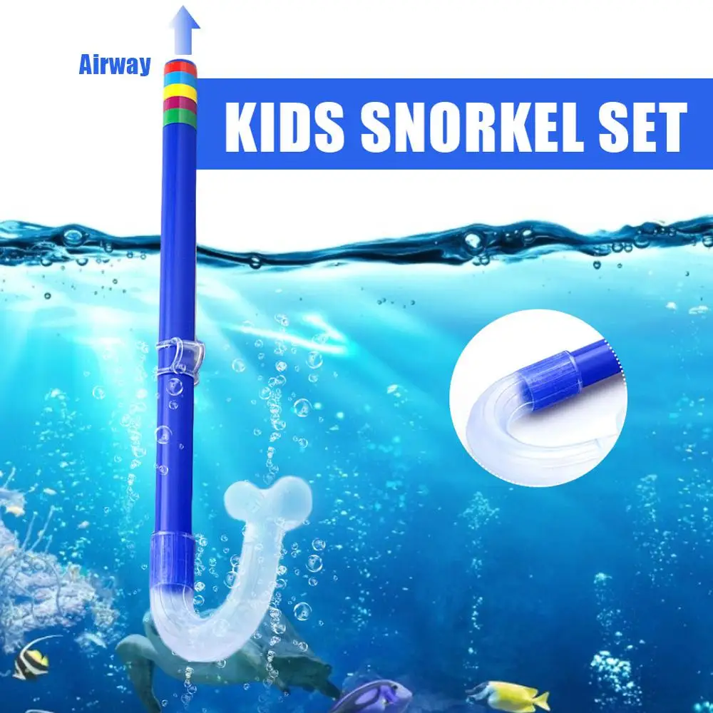 

Snorkeling Children Diving Goggles + Suction Tube Set New Material Pvc Non-Toxic Environmental Protection Material Diving