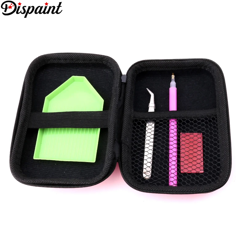 Dispaint 5D DIY Алмазная картина сумка для инструментов аксессуары вышивка крестиком