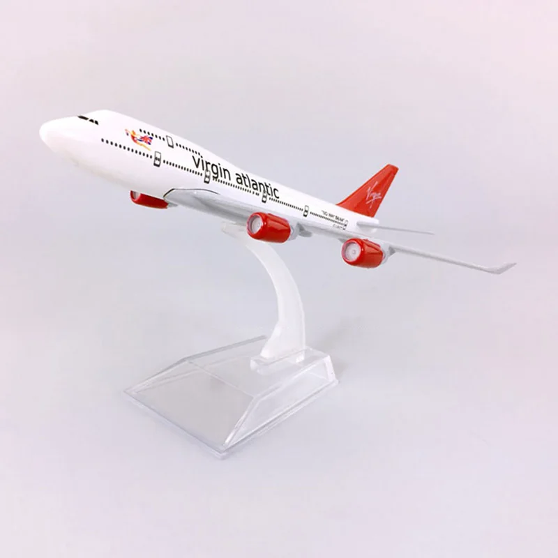 1/400 весы 747 B747-400 самолет модель игрушки British Virgin Atlantic авиакомпаний AirbusResin