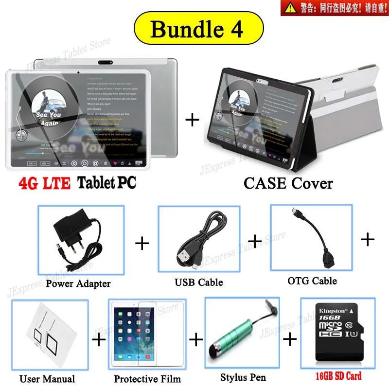 4G TAB Add Case Новая версия DHL,, 10 дюймов, ОС Android 9,0, 8 ГБ ОЗУ, 128 Гб ПЗУ, 2.5D стекло, 4G LTE, Wifi, две sim-карты, gps, ips, планшеты - Комплект: 4G TAB Add Case