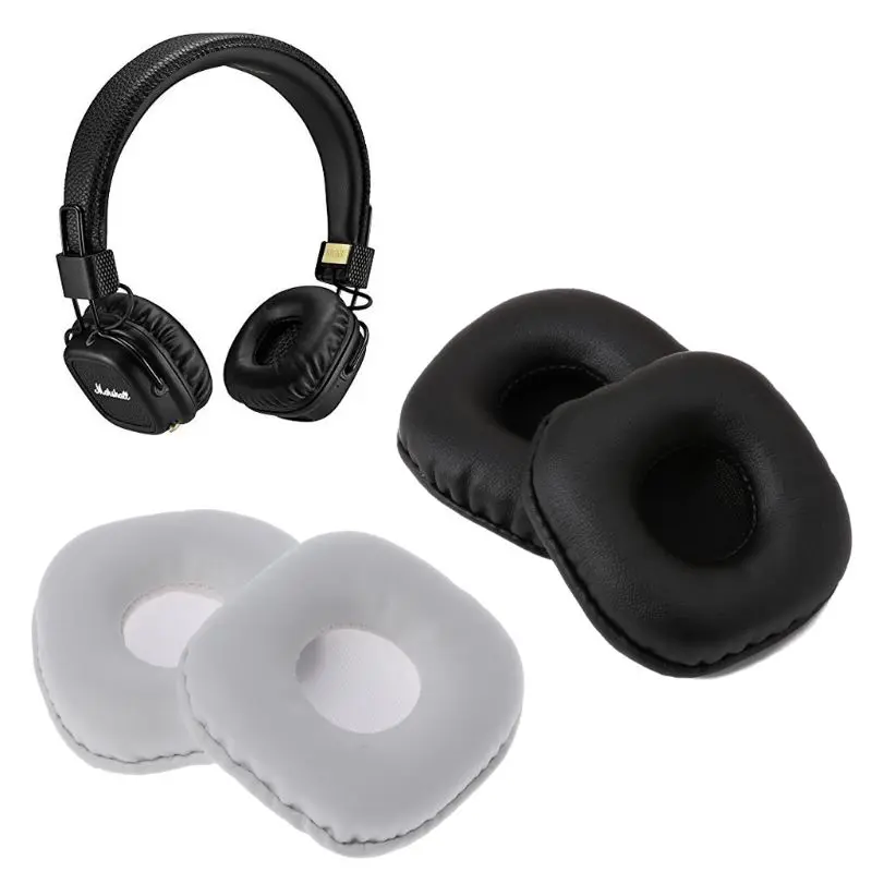 

Leather Headphone Ear pads for MARSHALL MAJOR I II Earbud Earphone Foam Pad Cushion Sponge Covers N1HD
