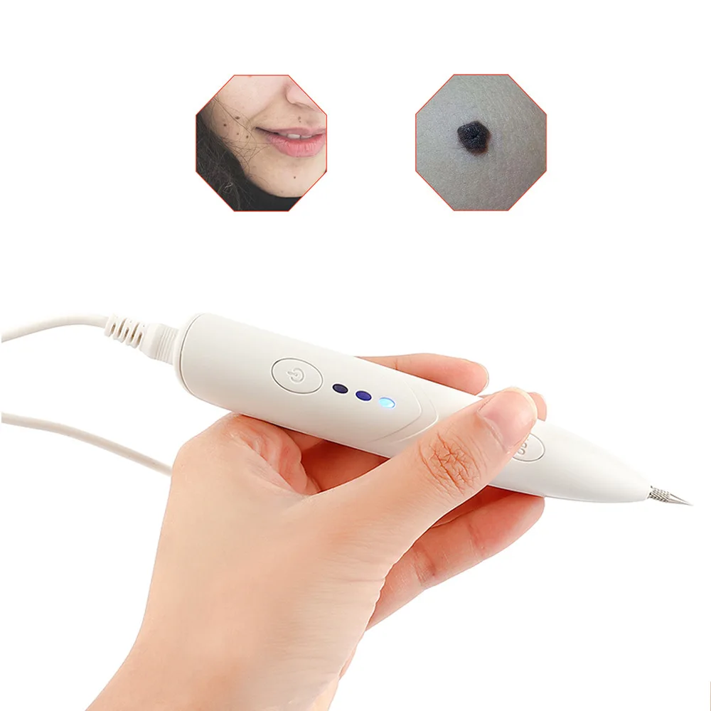 

Mini Laser Plasma Pen Tattoo Freckle Remover Facial Body Dark Spot Eraser Care Skin Tag Removal Tool with Replacement Needles
