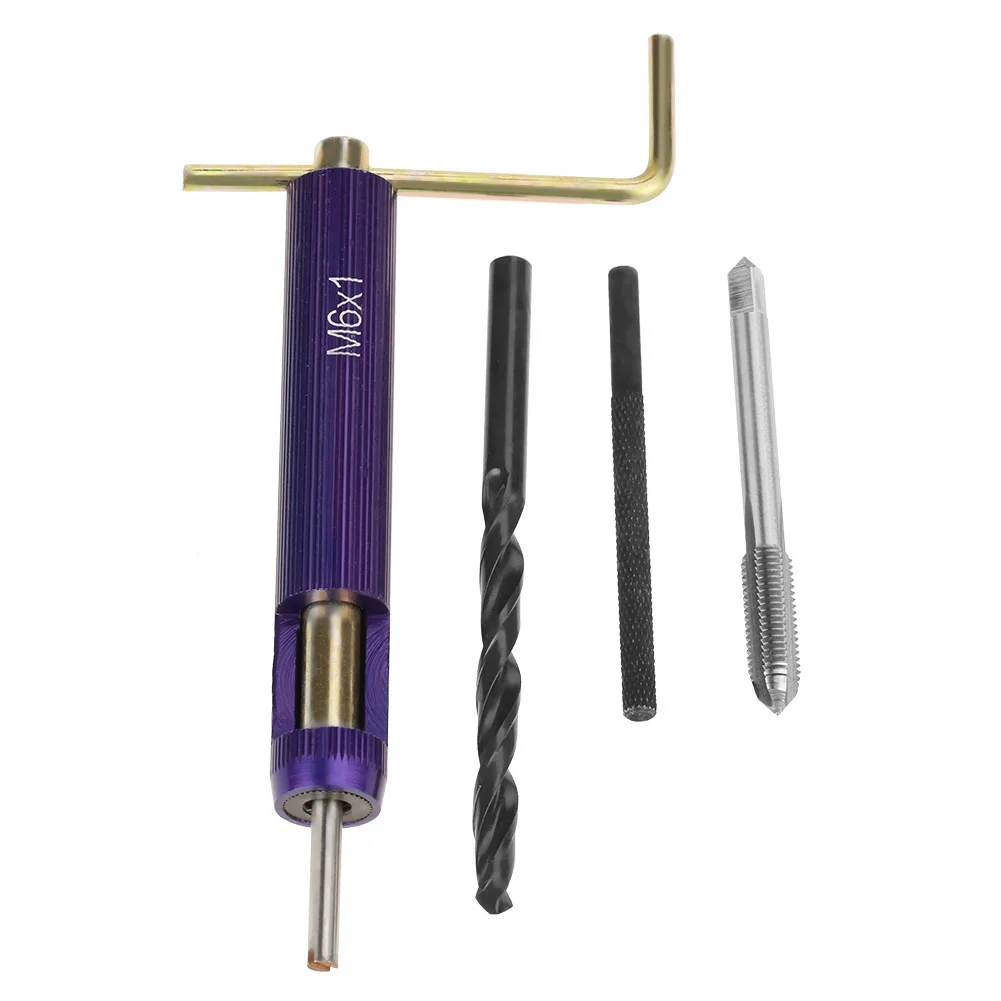 

M6 Stainless Steel Wire Thread Insert Combination Tool Set Thread Repair Kit Wire Thread Insert Kit Wire Screw Tool Set
