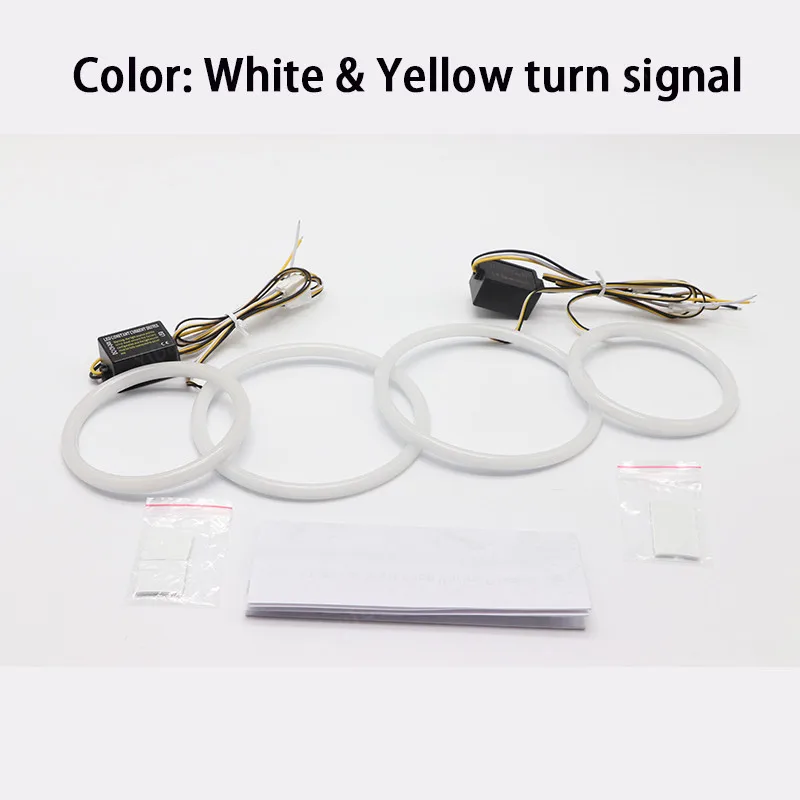 

SMD, хлопок, быстрая зарядка, внешний вид, кольцо для ангельских глаз, набор для BMW E60 E61 LCI 528i 530i 535i 550i 2007-2010, галогенная фара