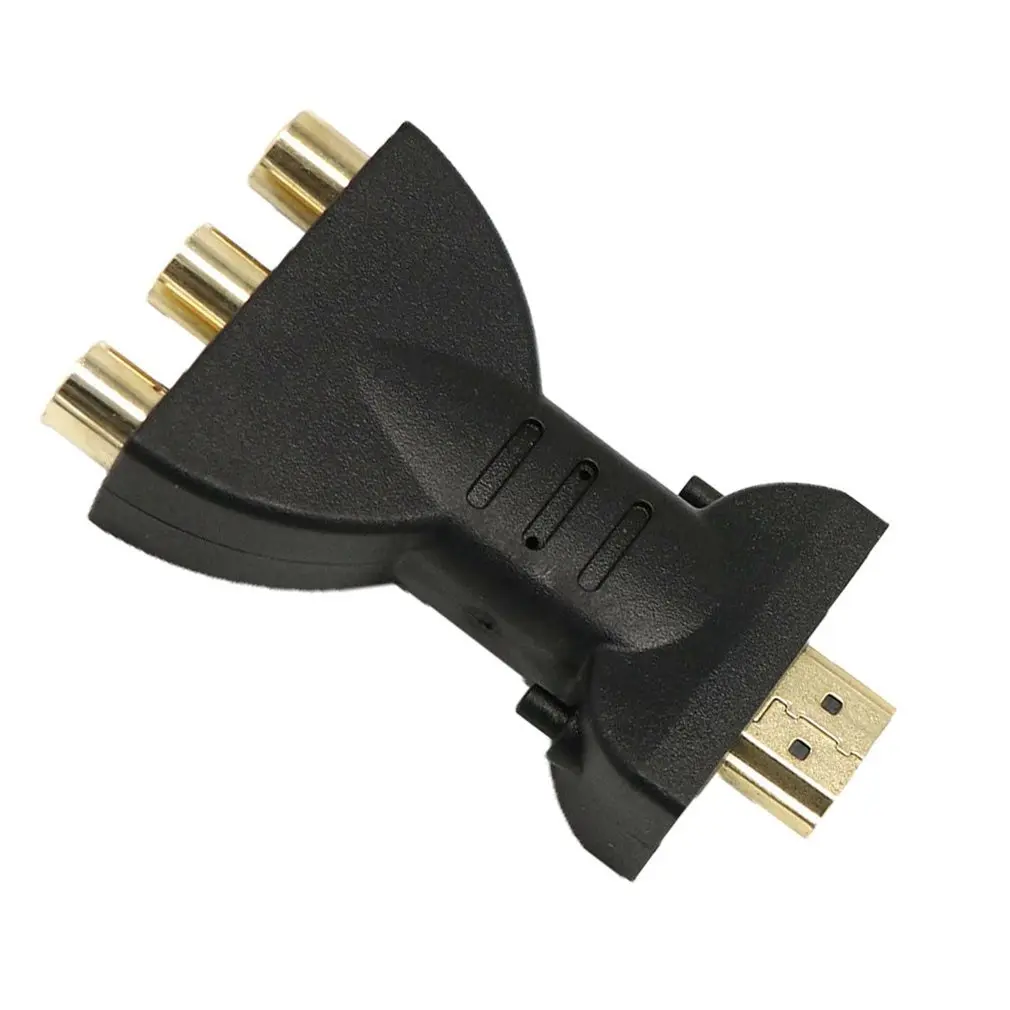 Новинка 2021 высококачественный позолоченный адаптер HDMI в 3 RGB RCA Video Audio AV