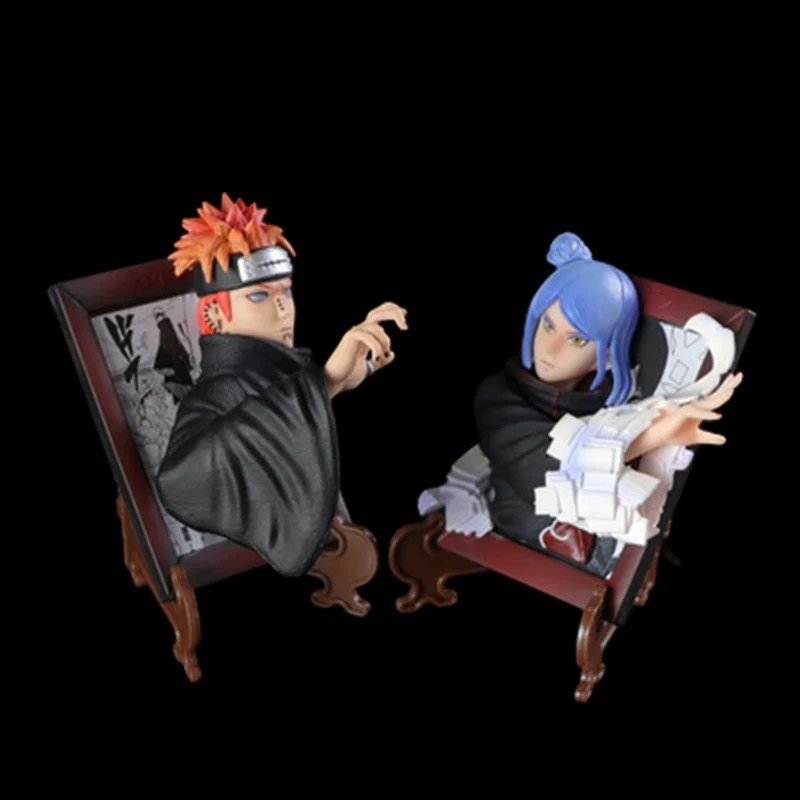 

Amine Naruto GK Cute Ver. Pain Konan Photo Frame Fridge Magnet Static Action Figure Toys