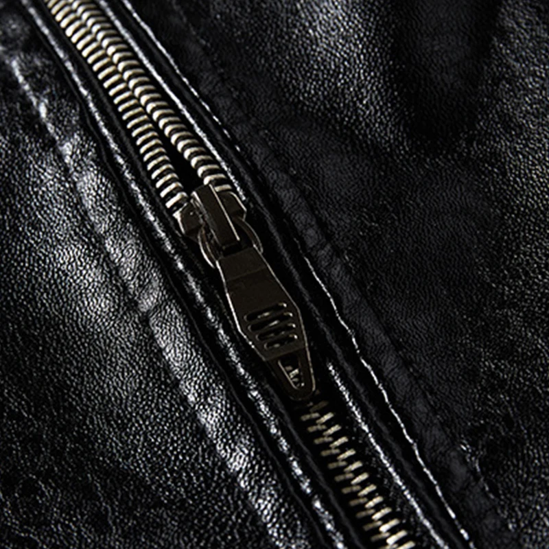 Мужская кожаная куртка новинка 2021 мужское пальто из искусственной кожи