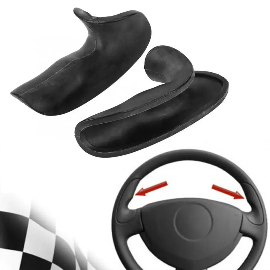 

Hot Sell Brand New Pair Steering Wheel Rubber Replacement Thumb Grips Fit for Renault Sport RS Clio MKII 172 182 Car Accessories