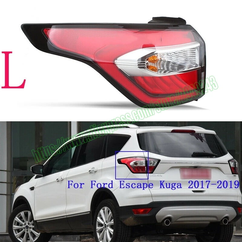 

Автомобильные аксессуары для Ford Escape Kuga 2017 2018 2019 упор левый Внешний Хвост светильник стоп-сигнал заднего фонаря