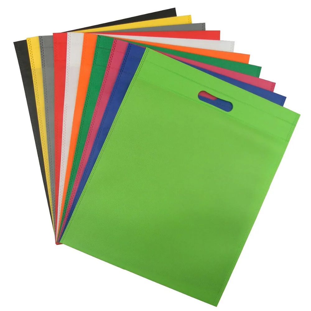 Wholesale 300pcs/lot 40Hx32cm Reusable Non Woven Fabric Shopping Bag for Promotion Shoes Clothing Store Trade Show Free Shipping|non woven shopping