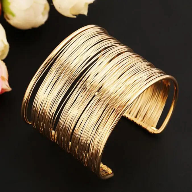 Новинка 2020 Модный женский многослойный браслет с металлическими проводами