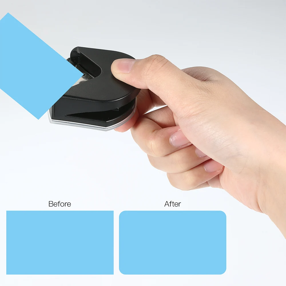 

Mini Corner Rounder Cutting Radius 4mm Photo Card Paper Craft Plastic Corner Cutter Punch Small Rounded Cutting Tools