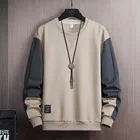 Свитшот мужской с круглым вырезом, пуловер в стиле хип-хоп, уличная одежда в стиле Харадзюку, модные брендовые топы, 5XL, на осень
