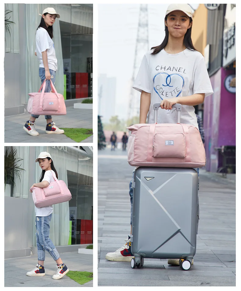 Sports Dry Wet Gym Bag Women Expanding Waterproof Training Handbag Yoga Sport Exercise Bags Workout Luggage Shoes Handbags X457B | Спорт и