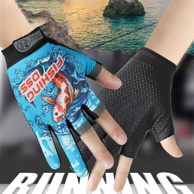 

Fishing Fingerless For Sports And Mittens Neoprene Hunting Tackle Accessories Gloves Mittens Summer Breathable Camping Gloves