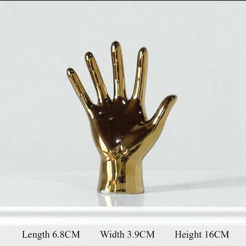 

Современный стиль, простой персонаж, жест в виде кулака, полимерное Гальваническое украшение, мягкое украшение для отеля, клуба, комнаты