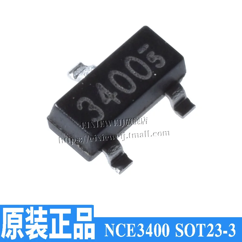 10 шт./лот NCE3400 SOT 23 3400 N30V 5.8A MOS Новый оригинал в наличии|Компоненты предохранителей|