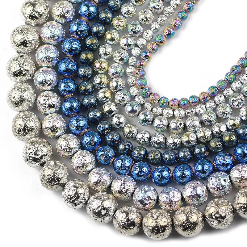 

Многоцветный вулканического volcanics гематит Натуральный камень 4/6/8/10/12 мм круглые объемные бусины Свободные бусины для самостоятельного изго...