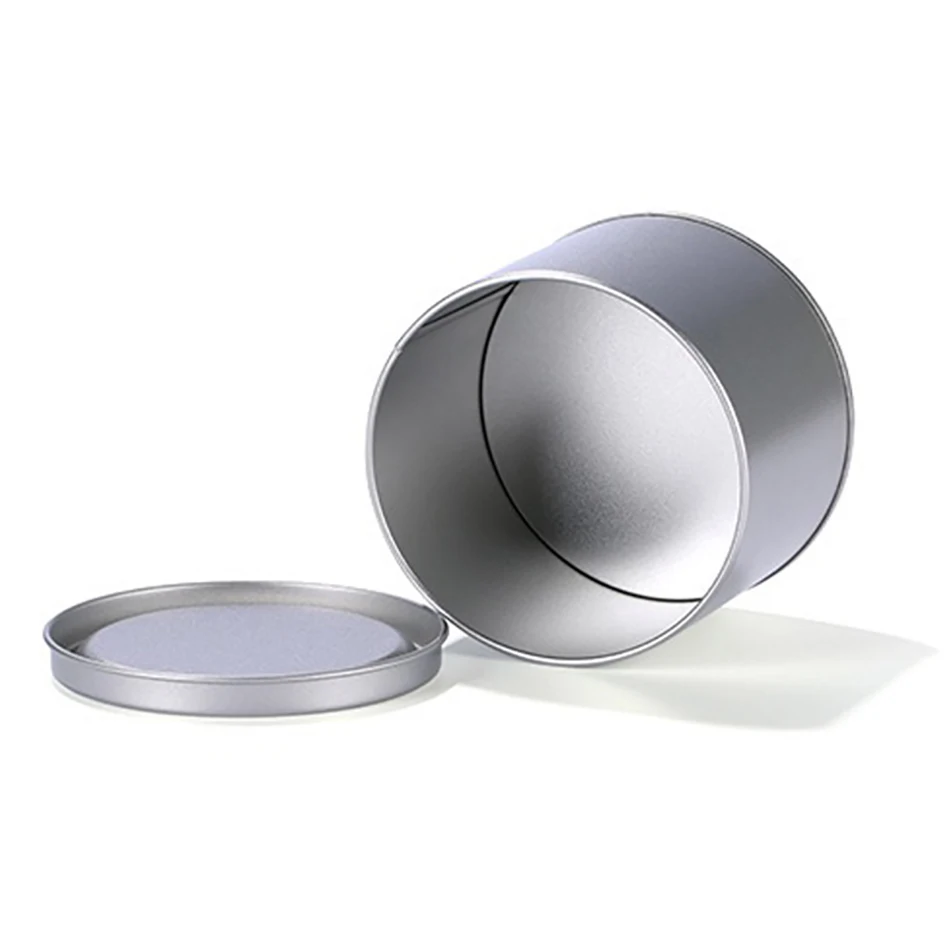 Звездная упаковка 2 унции 60 г винтовые круглые банки металлические жестяные