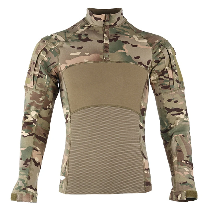 

HAN WILD HIking Shirts Combat Shirt Proven Tactical Clothing Military Clothes Camouflage Airsoft Army Suit Breathable Elastic