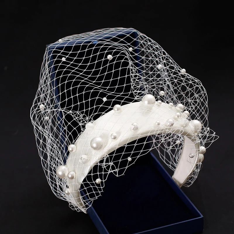 Брендовая новинка повязка на голову с жемчужинами поверхности свадебный