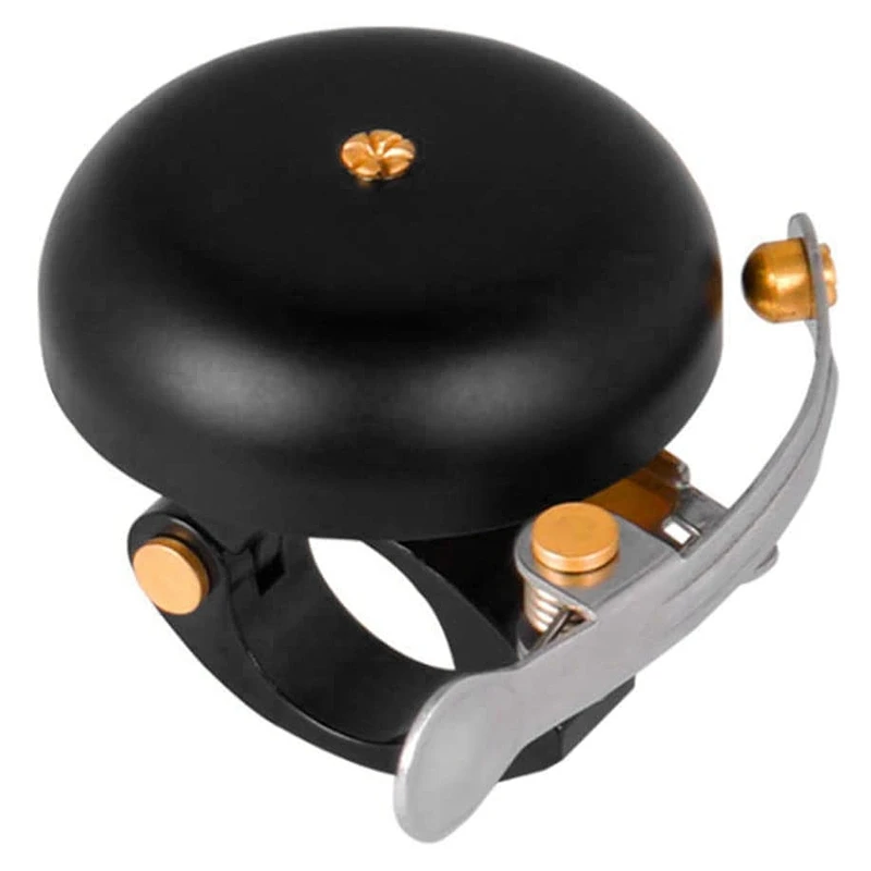 

Bike Bell 55Mm Retro Bicycle Brass Ring Anodized Bell Cycling Audio Warning Sound MTB Road Bike Bell Left Right Hand