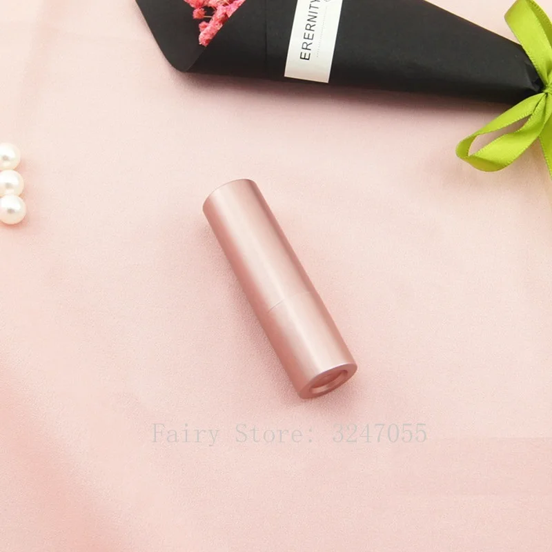 

10/30/50pcs Rose Gold Matte Black Red Round Silver Circle 12.1mm Empty Lipstick Tube Lip Balm Container Shell Packaging Cosmetic