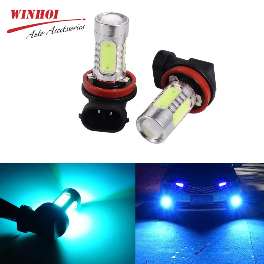 2 шт. Winhoi светодиодный фары для автомобиля H8 H11 33SMD 12 В 7 5 Вт Светодиодный фонарь