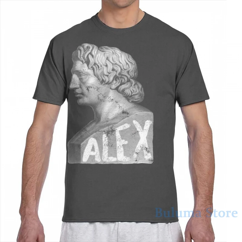 Alex Александр большой головы Древняя Греция история Мужская футболка женская
