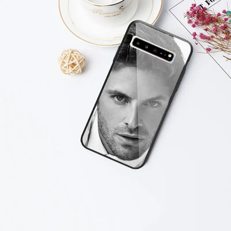 

Personality man Phone Case For Galaxy Tempered Glass Cases Apply To S10 S9 S8 S7 S6edge Plus TPU Cover